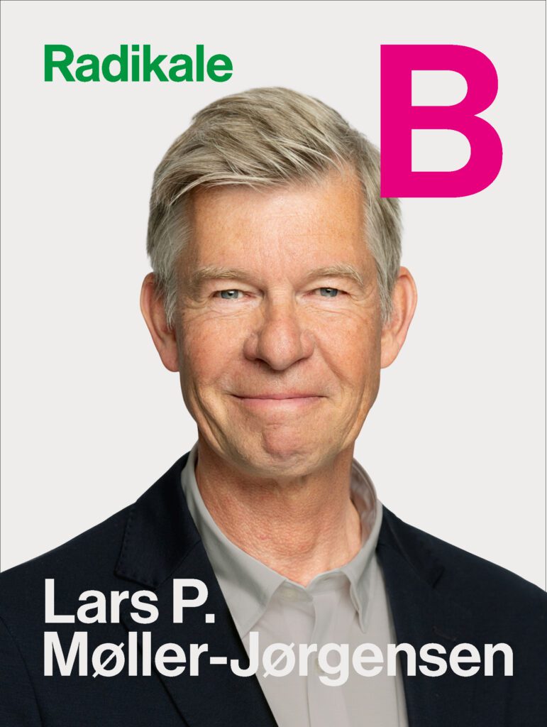 Foto af Lars P. Møller-Jørgensens Lars P. Møller-Jørgensen valgplakat