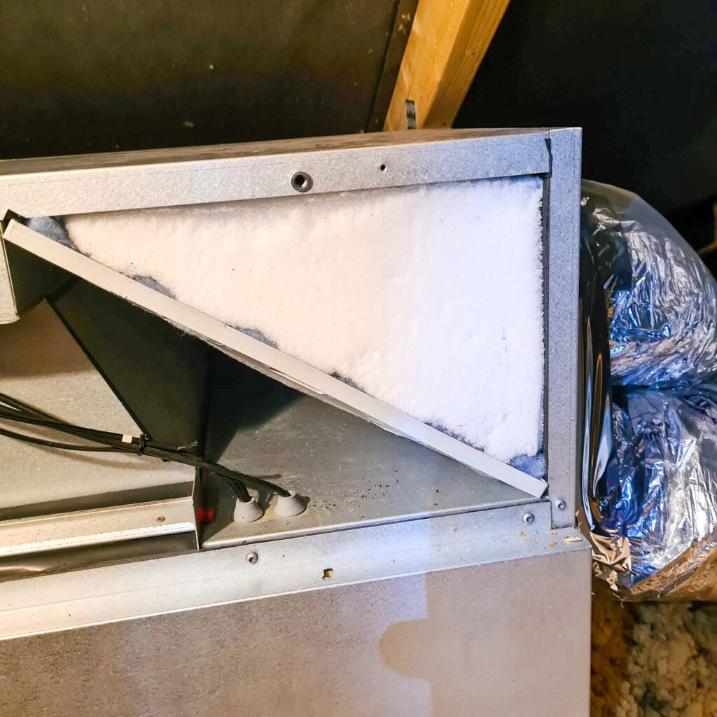 Sne i ventilationsanlæg i Blovstrød
